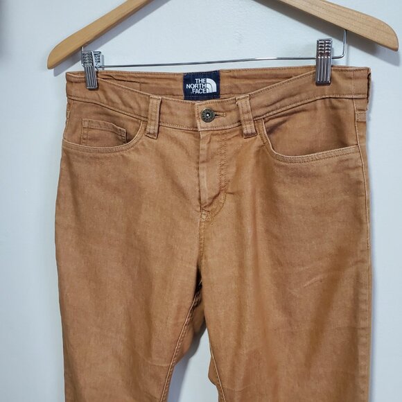 THE NORTH FACE Tungsted Pants Slim Leg Stretch Mid-Rise Terracotta Women 4 x 28" - Picture 4 of 13